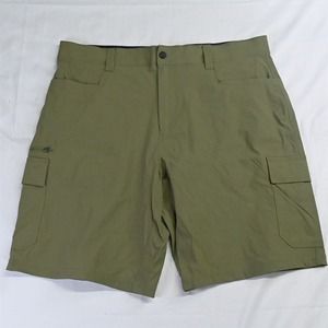 Orvis 38 x 10" Olive Green Outdoor Tactical‎ Fishing Cargo Shorts